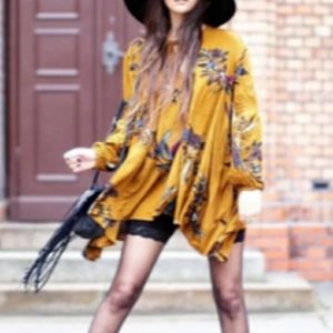 Asymmetrical mini flowy tunic - NWOT brand new